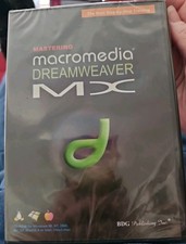Sealed Macromedia Dreamweaver MX Software Windows XP Vintage New Old Stock picture