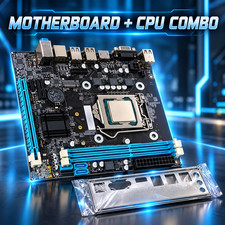 Intel H81 Motherboard M.2 NVMe LGA1150 mATX w CPU I7 4th IO Shield CMOS Battery picture