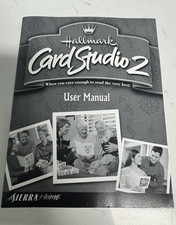 Hallmark Card Studio 2 User Manual Only Sierra Home Greeting Card Software picture