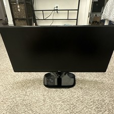 LG 23-24.9in Black Flat Screen Monitor 16:9 HDMI VGA D-Sub Inputs picture