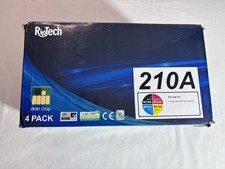 RitoTech 210A Toner Cartridges 4 Pack With Chip Compatible For HP 4201 4301 NEW picture