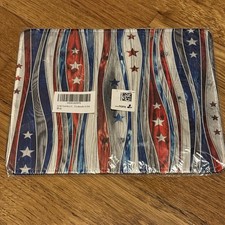 Rustic Independence Day 10.2 x 8.3 Inch Mouse Pad American Flag Stars Stripes picture