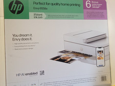 HP Envy 6558E Wireless All-in-One Color Photo Inkjet Printer White NEW picture