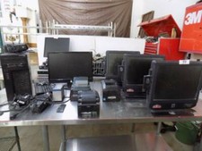 Electronic POS System Computers, Monitors, Keyboards, & Cords picture