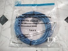 CP Tech ENHANCED 350MHz STRANDED 568B 50 MICRON GOLD CONNECTORS new picture