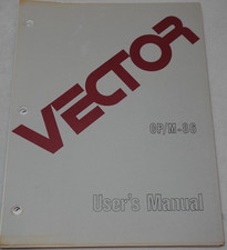Vector CP/M-86 1983 Vector Graphic Computers Vintage Original User's Manual picture