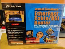 Linksys Etherfast Cable/DSL Wired Router with 4 Port Switch BEFSR41 v2 Brand New picture