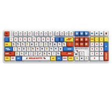Royche Hello Kitty Wireless Mechanical Keyboard Wired 108 Key Sanrio picture