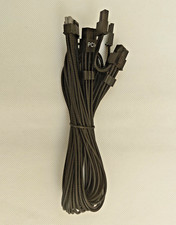 OEM Corsair 12V 2 x 6 to Dual PCIe 8 (6+2) Pin Modular Power Cable 34-0 01199 picture