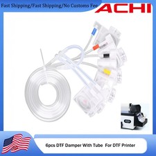 6pcs DTF Ink Dampers Ink Bag & Tube for A3 1390/1800 DTF T-shirt Printer 1 Set picture