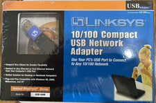 Linksys 10/100 Compact USB Network Adapter USB, USB100M, (S/N: LBF 03906138) picture