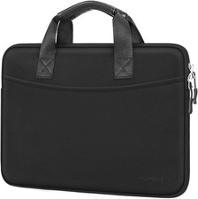 Black Laptop Sleeve Bag for 15-15.6 inch Laptops, 16 inch Case Compatible with M picture