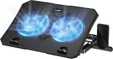 Laptop Cooling Pad 2 Fans For 10 to 15.6 Inch Laptops 5 Height Stands 2 USB P... picture