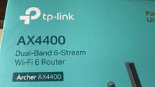 TP-Link Archer AX4400 Mesh Dual Band 6-Stream Router - Black - Open Box picture