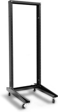 Raising ELECTRONIS 24U 2 Post Open Rack Frame Rack 19 Inch Movable Heavy Duty picture