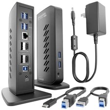 Plugable USB 3.1 Gen 1 Dual 4K Docking Station - Black (UD-6950Z) picture