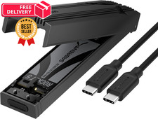 SABRENT USB-C NVMe Enclosure & Reader, M.2 PCIe 10Gbps Only, CHARCOAL picture