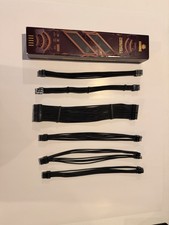 AsiaHorse Power Supply Sleeved Cable Model: Double CPU-Black New / Open Box picture
