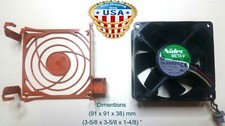 2 X Nidec BetaV TA350DC Computer / Server Cooling Vent, Used in good Condition picture