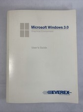 Microsoft Windows 3.0 User's Guide Manual VTG 1990 Everex picture
