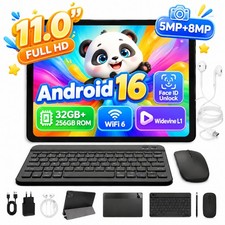URAO Android 16 Tablet 11 inch FHD Touch 128GB/256GB 1TB TF 7800mAh Wifi5G picture