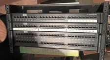 Qty 2 Hubbell P648U Cat6  48-Port  Data Universal Patch Panel INCLUDES RACK picture