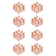 8 Pcs Copper Heatsink 7x7x5mm, Heat Sink Cooler Radiator for Raspberry Pi picture