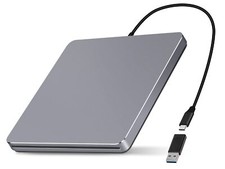 External DVD Drive USB C SuperDrive for Apple, Slot-in CD Drive for Mac, Port... picture