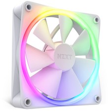 AER F120 RGB White High Performance Airflow Fans Single Computer Case Cooling picture