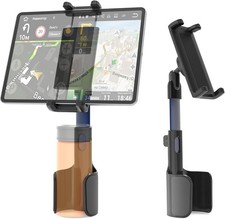 Universal Car Cup Holder Tablet Mount Adjustable Arm For iPad Tablets 4.7-12.9