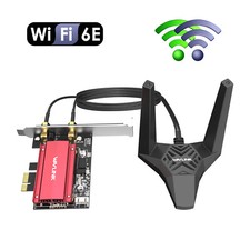 WiFi 6E Intel AX210 AX5400 PCIe WiFi Card Tri-band Wireless Adapter Bluetooth5.3 picture