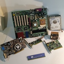 Retro Gaming PC Kit EPoX KT400 + Athlon XP 2400+ + Radeon 9600 + 1x 512MB RAM +  picture