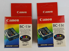 2 Packs New Canon BC-11e Multi-Color Ink Cartridge for  BJC-80/70 NOTEJET IIICX picture