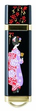 Japanese Maki-e USB Flush drive traditional design 