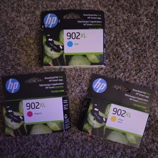 HP 902XL Color Ink Set 3 packs T0A41BN T6L02AN T6L06AN T6L10AN OEM expired  picture