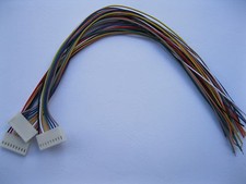 60 pcs 2510 Pitch 2.54mm 9 Pin Female Connector with 26AWG 30cm Leads Cable New picture