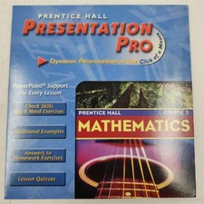 Prentice Hall Presentation Pro Mathematics Course 3 CD-ROM picture