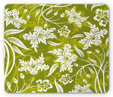 Ambesonne Foliage Floral Mousepad Rectangle Non-Slip Rubber picture