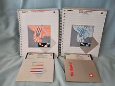 1983 VTG Apple II BASIC Programming With ProDos & ProDos User's Manual w/disks picture
