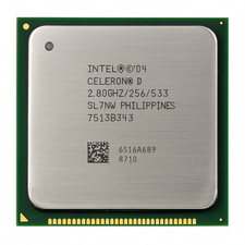 Intel Celeron D 2.80GHz Socket 478 - Old CPU for Retro Gaming PC or Upgrades picture