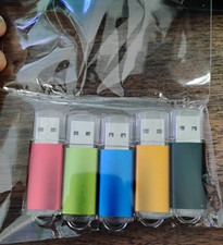 Set of 5x 32gb Multicolor USB Flash Drives USB Interface picture
