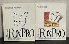 Original Microsoft FoxPro Users Guides & Language Reference Books Only Windows picture