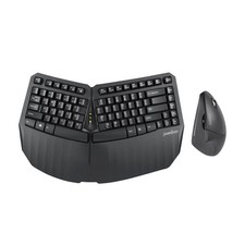 PERIDUO-813B US, Wireless Ergonomic Compact Keyboard & Vertical Mouse - Bundl... picture