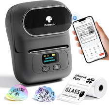 M110 Thermal Label Makers- Barcode Label Printer Bluetooth Label Maker Portable picture