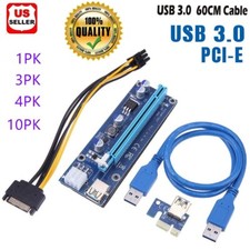 PCI-E 1x to 16x Powered USB 3.0 GPU Riser Extender Adapter Card VER 009S PLUS picture