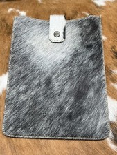 MYRA ~ HAIR-ON-HIDE ~ LEATHER ~ IPAD ~ SLEEVE ~ NWT picture
