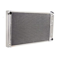 4 Rows Core Aluminum Radiator Compatible with Chevy Chevelle 1968-1972 picture