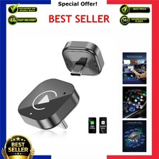 Wireless CarPlay Adapter USB-C 2 in 1 for Android Auto, Plug and Play Dongle picture