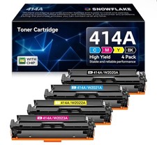 414A Toner Cartridge 4-Pack with Chip (W2020A W2021A W2022A W2023A) for HP Color picture