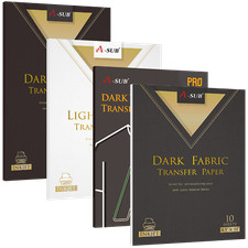 Lot A-SUB Iron on Heat Transfer Paper for Light/ Dark Fabric Inkjet 8.5x11 11x17 picture